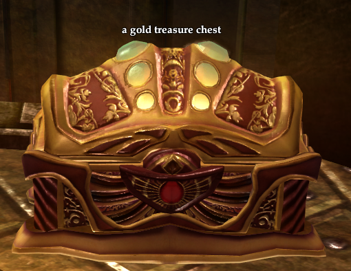 gold treasure chest toy