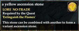 yellow ascension stone